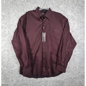 Jon Randall NWT Men's Button Down Shirt Purple Size XL